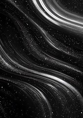 Wall Mural - a black, white, and gray grainy noisy background, featuring a noise texture with an abstract swirl d