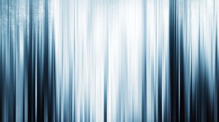 Poster - Repeating vertical lines in blue tones, forming a striped pattern on a white background, emphasizing simplicity and modernity