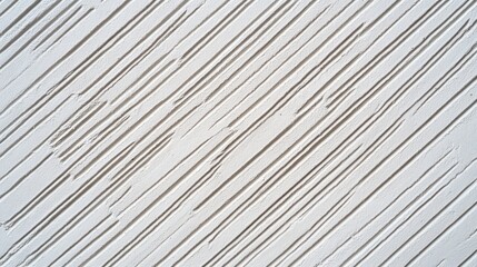 Poster - Thin diagonal lines crossing in a herringbone pattern, with subtle shadows, creating depth and texture on a light background