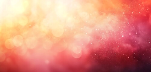Wall Mural - a blurred gradient background with a grain texture in soft pink and orange colors, creating a warm a