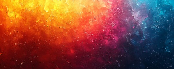 Wall Mural - a colorful grainy gradient noise texture, offering a lively backdrop with vibrant hues