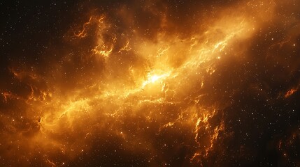 Wall Mural - a cosmic space background filled with stars, nebula clouds, and a glowing supernova, evoking a sense