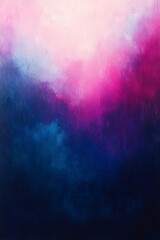 Wall Mural - a dark gradient background in shades of blue, magenta, pink, and purple with a grainy texture, ideal