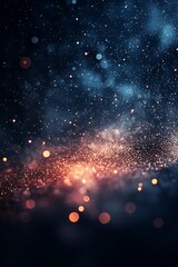 Wall Mural - a dark grainy background with light spots creating a gradient effect, suitable for designs that requ