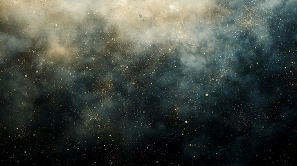 Wall Mural - a dusty, grunge- grain noise pattern with gradient dust dots, offering a spray of sand texture for a
