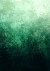 Wall Mural - A green abstract grainy gradient color background, perfect for creating soothing and natural-themed designs.