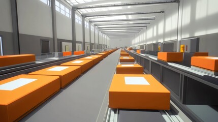 Poster - A computerized production line managing workflow through real-time software monitoring.