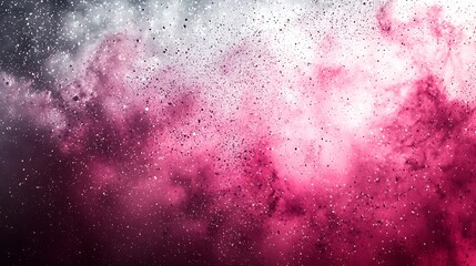 Wall Mural - a grey and pink to white spray texture color gradient, shining with bright light and a rough abstrac