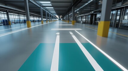 Poster - A factory with real-time machine learning-based anomaly detection for predictive maintenance.