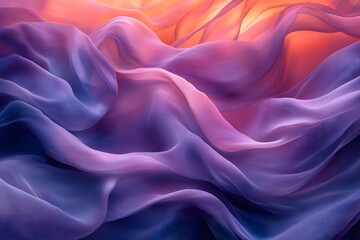 Fototapete - A dynamic composition with transparent shapes and vibrant gradients evokes movement and energy, creating a modern feel. Ideal for backgrounds in graphic design or digital media conveying innovation.