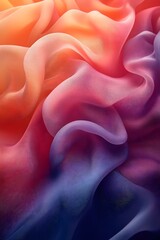 Fototapete - A dynamic composition with transparent shapes and vibrant gradients evokes movement and energy, creating a modern feel. Ideal for backgrounds in graphic design or digital media conveying innovation.