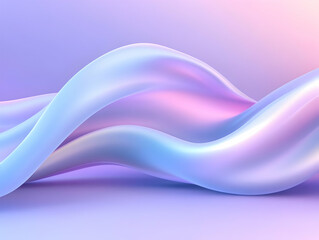 Wall Mural - Pastel wave abstract background design (7)