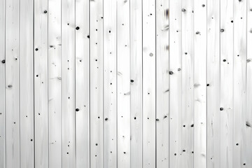 Wall Mural - White wood plank wall texture background (7)