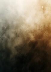 Wall Mural - a refined abstract beige and brown gradient background, featuring a dark grainy noise texture perfec