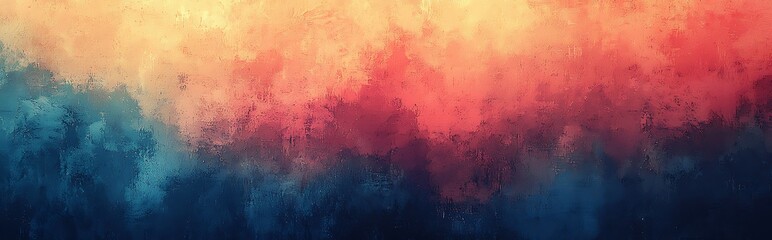 Wall Mural - a retro soft textured grainy gradient abstract background, ideal for designs that evoke a sense of n