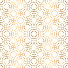 Wall Mural - geometric seamless pattern with overlapping striped circle lines for luxury and elegant cover, invit