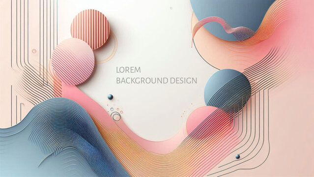 Colourful abstract background with space for text