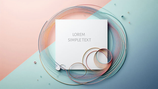 Colourful abstract background with space for text