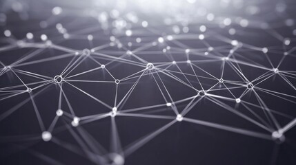 Poster - Abstract network connection background.