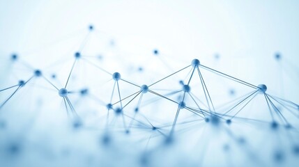 Poster - Abstract network connection.