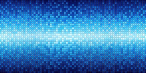 Wall Mural - Abstract blue pixel background transitioning smoothly, blue, pixel, abstract, background, smooth, transition, digital, design