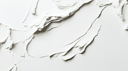 Leinwandbilder - A clean white background with a soft shadow and ample space for text in the center.