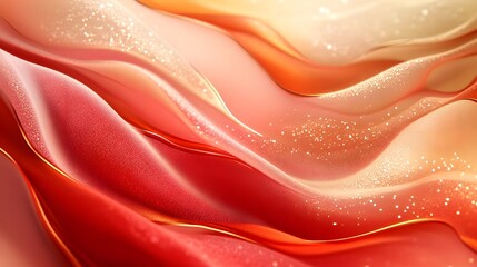 Poster - Luxurious Valentine s Day Designs Featuring Soft Vibrant Gradients Red and Gold Tones and a Sophisticated Aesthetic Touch