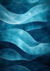 Wall Mural - an abstract grainy gradient background with waves, perfect for adding a dynamic and textured effect 