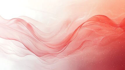 Wall Mural - an abstract vector background with a soft grainy gradient in light red and white, offering a gentle 