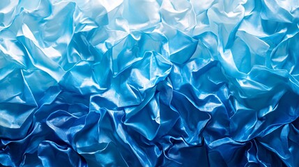 Aufkleber - Blue satin fabric forming an elegant background for your design