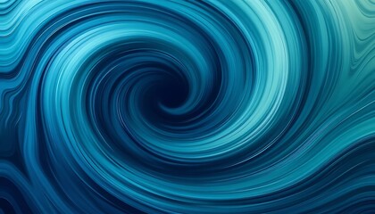 Poster - Abstract Swirling Blue Vortex Design Image