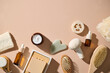 © Marc Tran/Stocksy - Flat Lay of Natural Skincare Products and Accessories