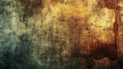 Poster - Grungy backdrop featuring a weathered wall with a textured surface