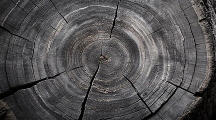 Aufkleber - Concentric pattern of growth rings on a tree trunk, creating a beautiful natural wooden backdrop