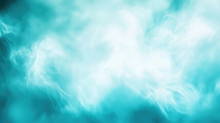 Poster - Ethereal Mist in Cool Tones Capturing the Essence of Tranquility and Mystery, Perfect for Backgrounds, Artistic Designs, and Creative Projects
