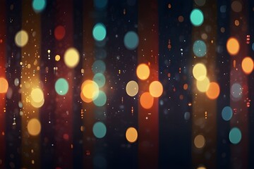 Wall Mural - bokeh lights product background generative ai