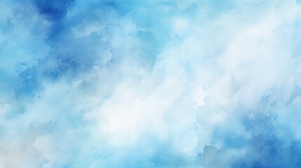 Poster - abstract blue watercolor background for artistic projects and creative designs in various digital an