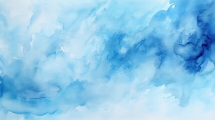 Poster - serene blue watercolor abstract background perfect for artistic projects and design inspirations wit