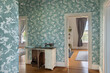 © Gillian Vann/Stocksy - wallpaper in hallway