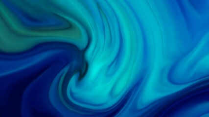 Poster - dynamic abstract blue background with blurry flowing animation