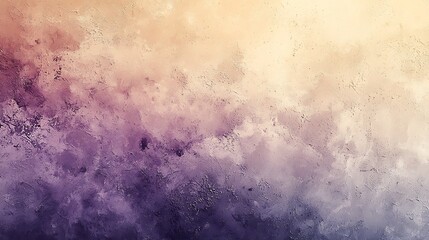 Wall Mural - navigate through the subtle hues of a beige, purple, and gray grainy gradient background, perfect fo