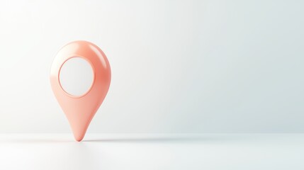 Poster - social media and sharing location icon a colorful location icon alongside a chat bubble, representin