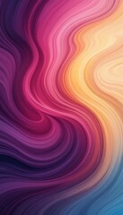 Poster - Abstract Swirling Colorful Waves Design