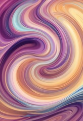 Poster - Abstract swirling paint colors create a vibrant design