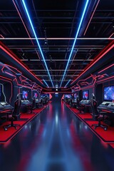 Aufkleber - A futuristic design for 'Smart Gaming Arenas'