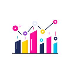 Poster - Colorful Data Visualization with Graphs and Charts for Reports