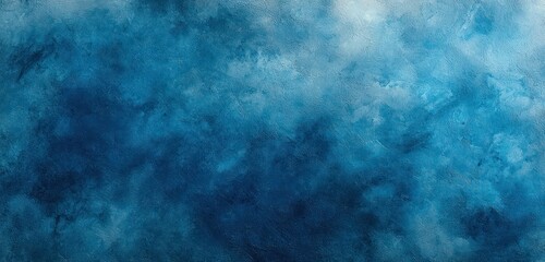 Wall Mural - professional aesthetics are achieved with high-quality blue gradients underlaid by soft grain textur