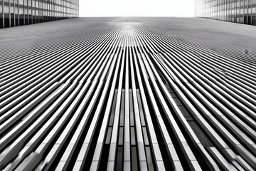 Poster - Modern Architecture Cityscape Building Lines Design Abstract