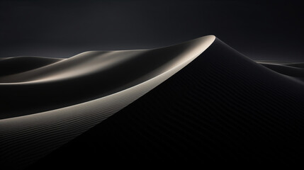 Aufkleber - A dark gray background with three smooth curved lines, perfect for technology presentations and banners.

