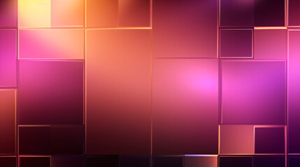 Leinwandbilder - A high-tech square gradient design featuring purple, gold, and pink tones, perfect for a web display.

